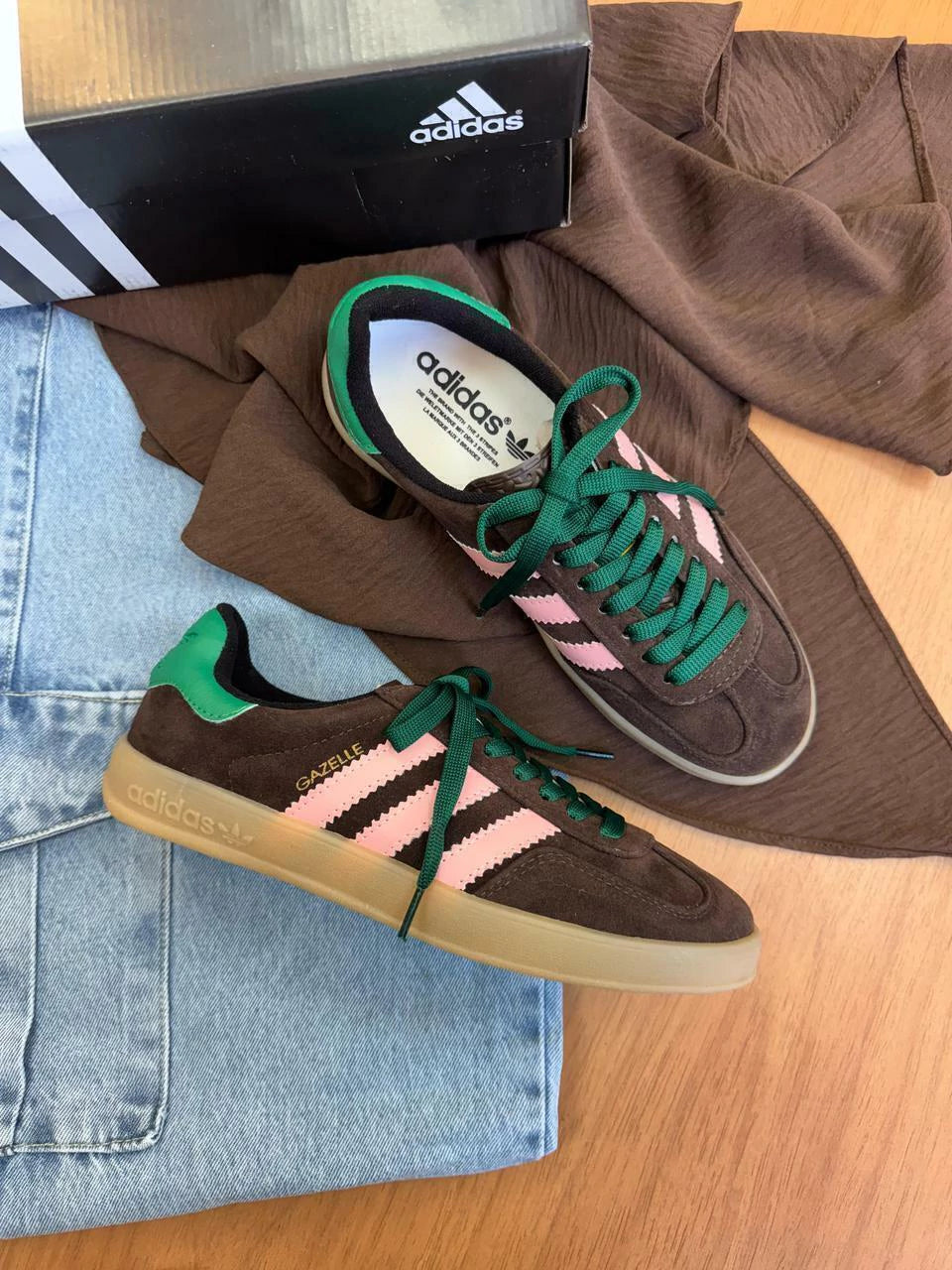 GAZELLE CHOCO Y VERDE